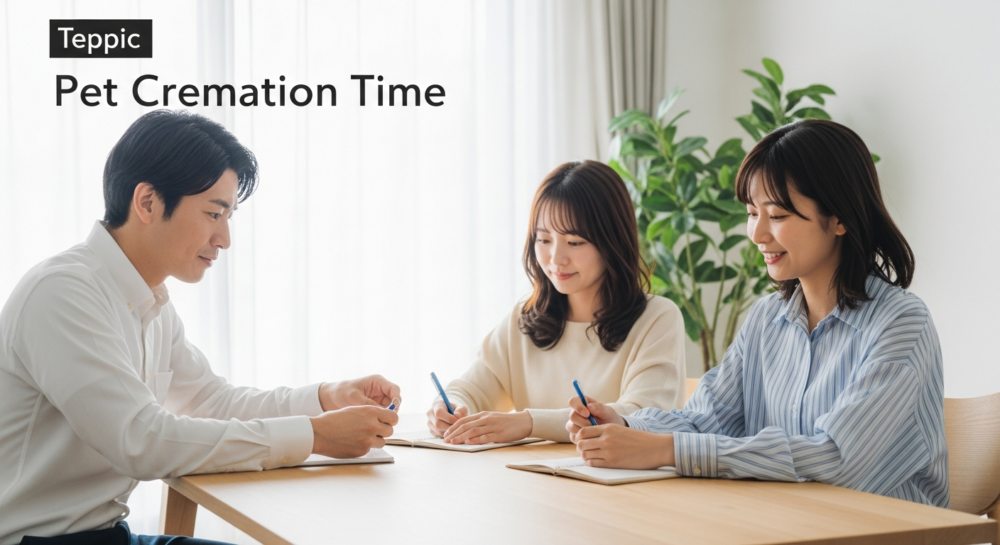 【2026年最新】ペット火葬の時間はどのくらい？体重別の目安とお見送りの流れを解説