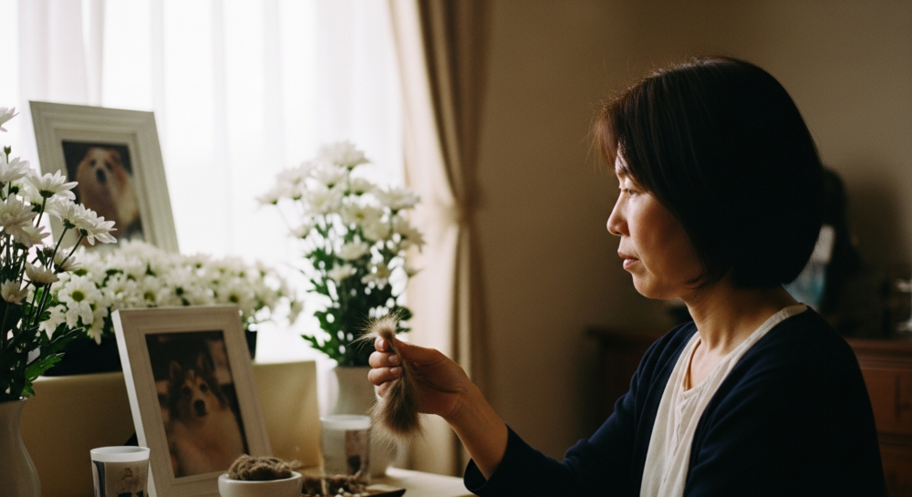 ペット火葬で「亡くなった子の毛」を形見として残すメリットとタイミング