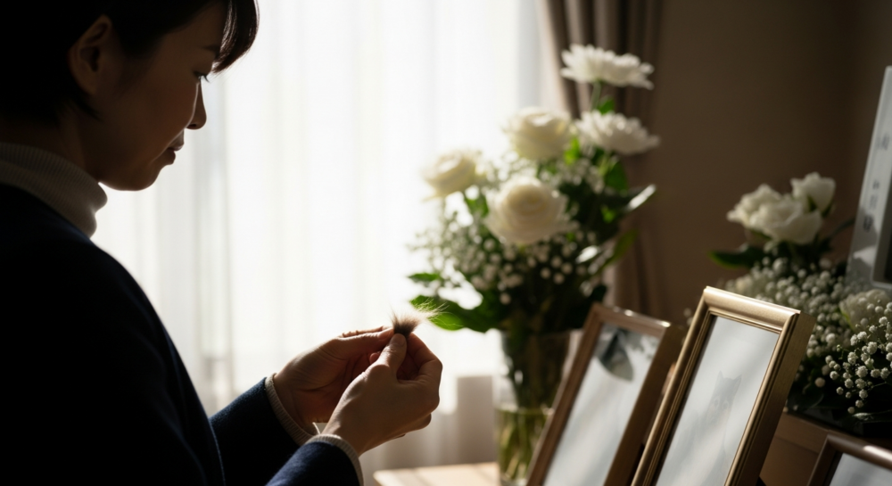 ペット火葬で髪の毛（遺毛）をきれいに残す3つのコツ