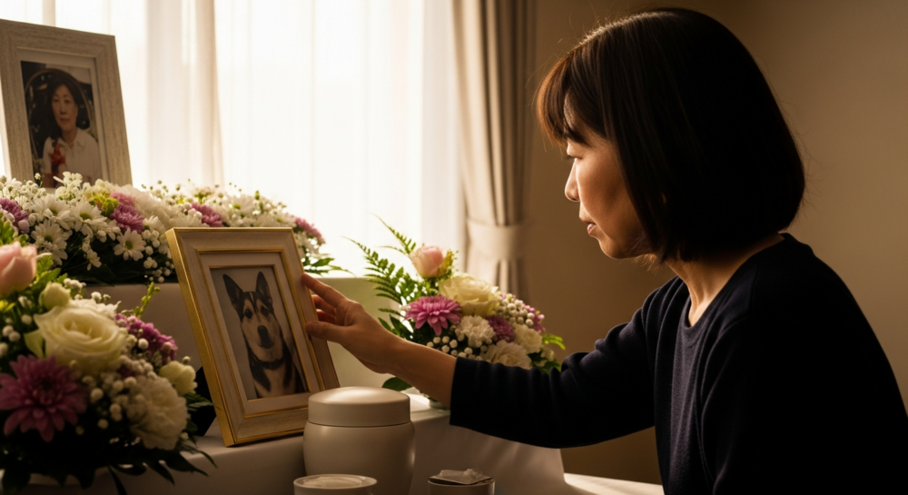 ペット火葬で写真は撮ってもいい？棺に入れても大丈夫？