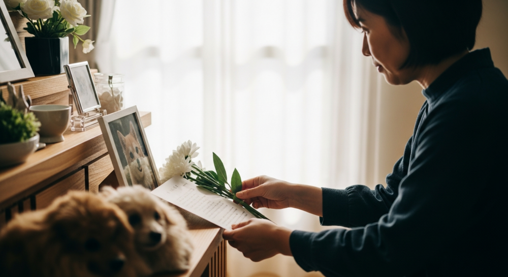 ペット火葬で手紙を添える意味と心の整理