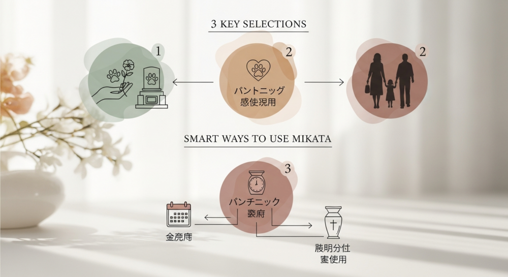 後悔しないペット霊園の選び方3選、ミカタを賢く活用するポイント