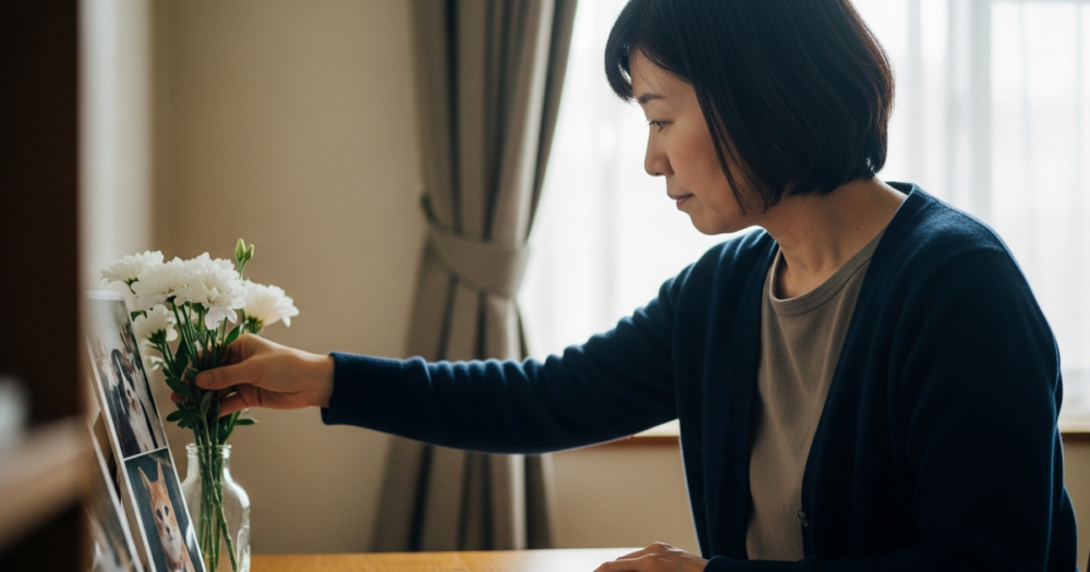 自宅での安置から火葬当日まで、ペットへの後悔しない接し方がある