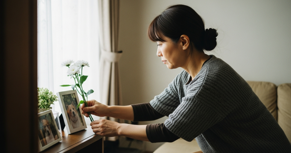 ペットが死後にすることを後回しにすると、後悔が残りやすくなる