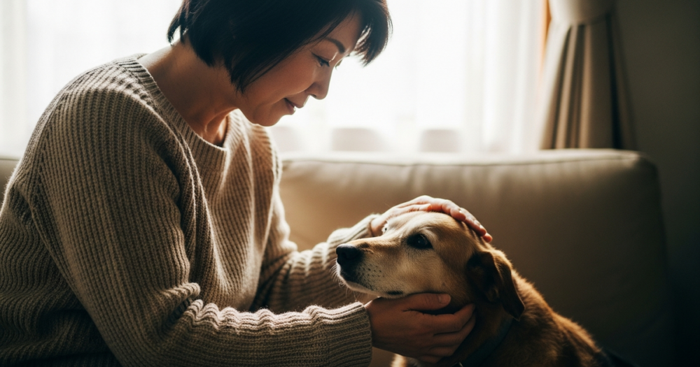 老衰期のペットに、今日からできる介護がある