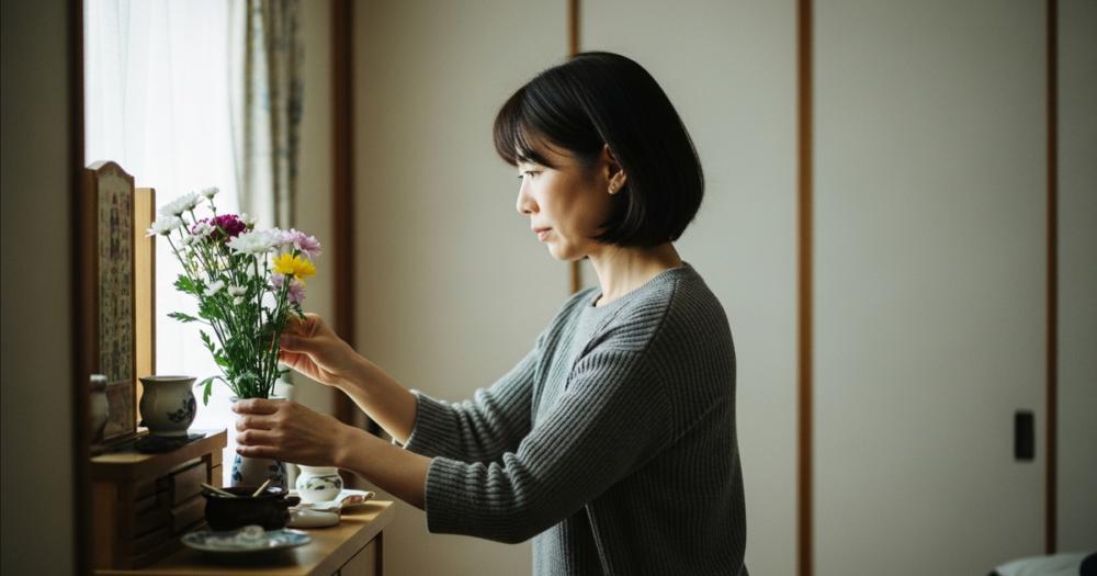 四十九日があなたのグリーフに与える、意外な働きがある