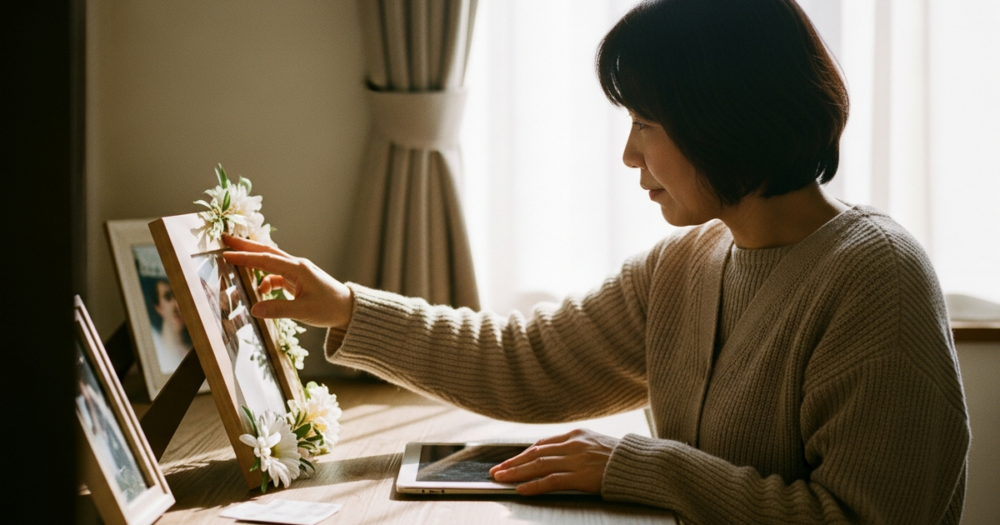 一周忌を前に、「何もしてあげられていない」と感じている自分に気づく