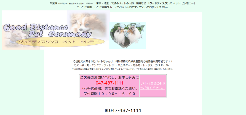 グッドディスタンスの公式サイト