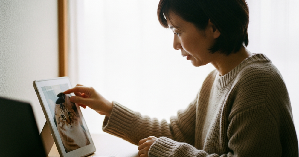 悲しみを無理に消そうとせず、ただ一緒にいた日々を受けとめていく